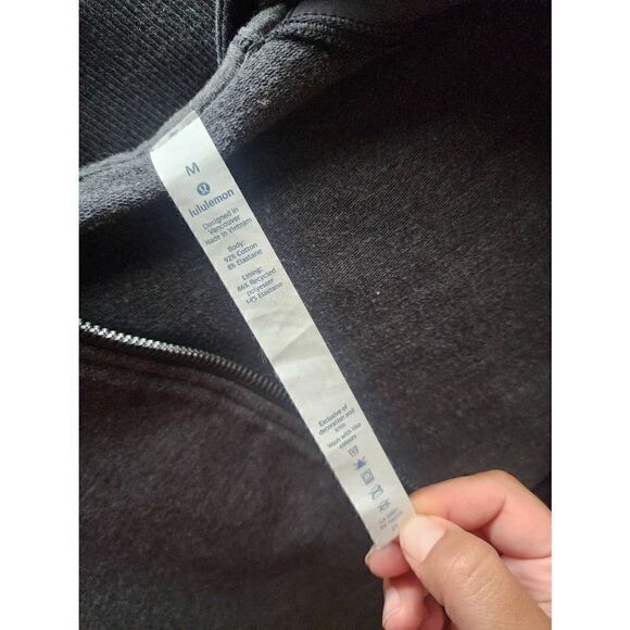 Men's Lululemon Cross Cut Hoodie gray M - Picture 5 of 6
